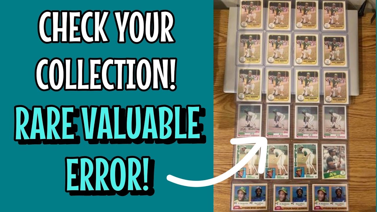Rare Valuable Error Baseball Card 1982 Topps Blackless Worth Up To rare-valuable-error-baseball-card-1982-topps-blackless-worth-up-to