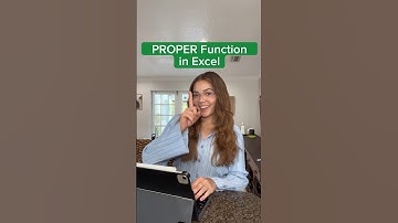 How to use PROPER Function in Excel!#excel #exceltips #exceltricks #sheets #spreadsheets #google