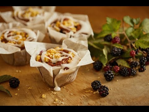 Westgold Recipes: Spiced Apple & Blackberry Muffins