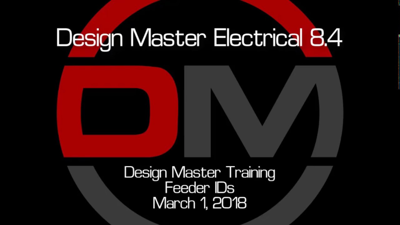 Design Master Electrical for AutoCAD and Revit: Feeder IDs (03/01/2018 ...