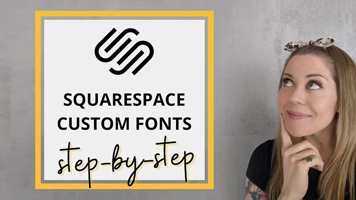 Wie Sie Ihre eigene Schriftart in Squarespace verwenden // Custom CSS Tutorial