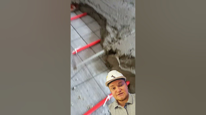 😅😅😅А у Вас сколько?? Толщина Стяжки для теплого пола??? #стройка #теплыйпол