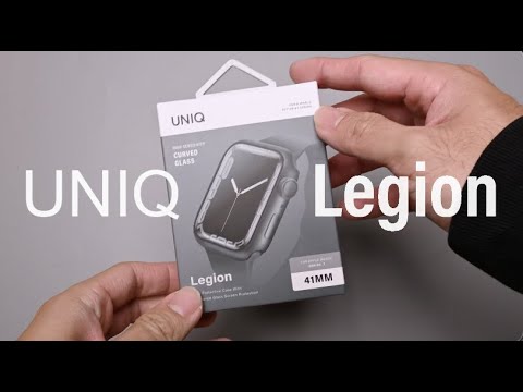 UNIQ Legion Apple Watch 曲面鋼化玻璃錶殼 開箱