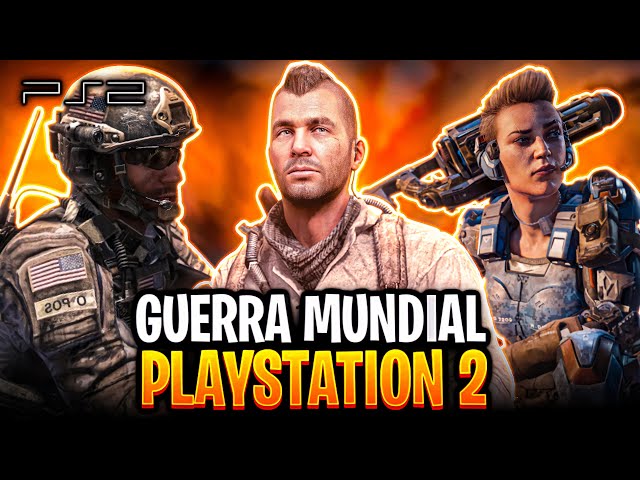 OS 15 MELHORES JOGOS DE GUERRA PARA PLAYSTATION 2 