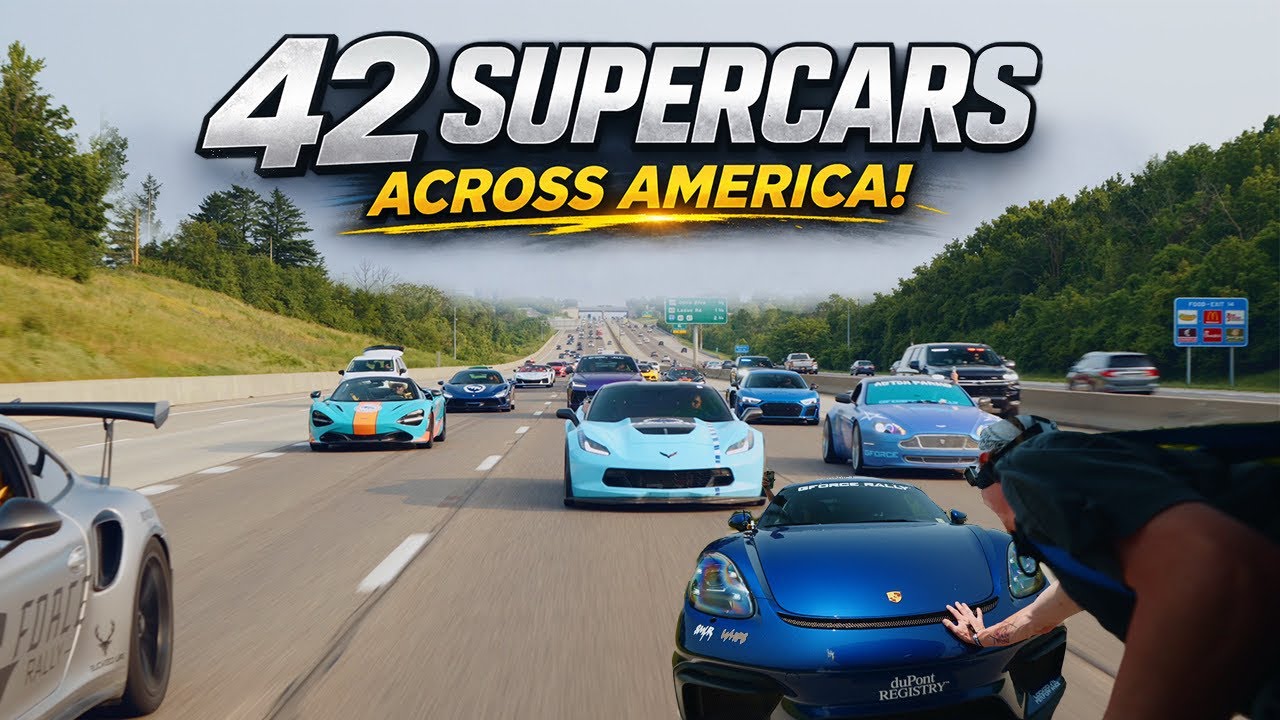 What Happens When 42 Supercars Go Across North America Episode 4 & 5 Double Episode Full Episodes