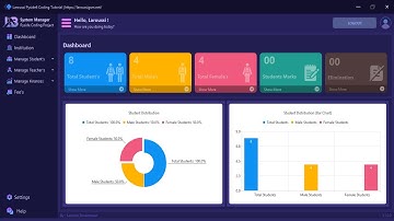 Laroussi Student Management system Project using Pyside6 Qt Designer and MySQL