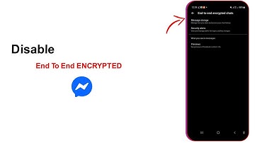 How to Turn Off End-to-End Encryption on Messenger? 