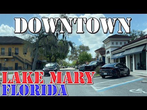 Lake Mary - Florida - 4K Downtown Drive