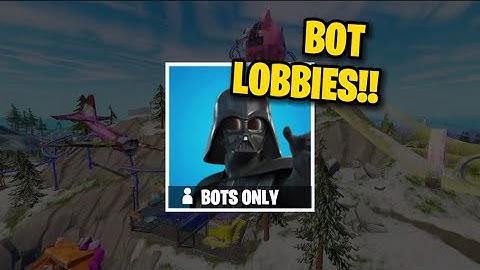 How to get BOT LOBBIES in Fortnite Chapter 3 Season 3!! (Bot Lobby Tutorial)
