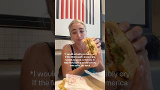 Yum #mcdonalds #italy #fastfood #foodie #relatable #trending #girlshorts #funny #girls #girlshorts