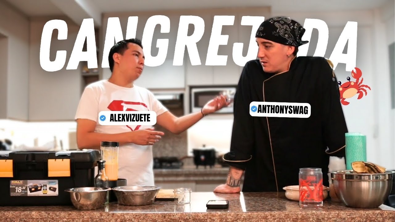 Anthony Swag cocinando con Alex Vizuete una gangrejada 🦀| Parte 2 | Anthony Swag