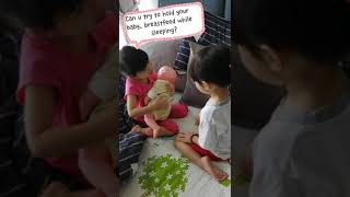 How To Breastfeed Your Baby? Roleplay By Twins Kids Know Breastfeeding World Breastfeeding Week