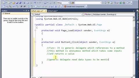 Func, Predicate & Action Generic Delegates In C#