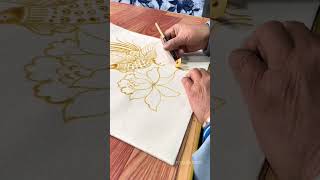 Handmade Miao Batik Tote Bag Process #batik #art #textilefinishing