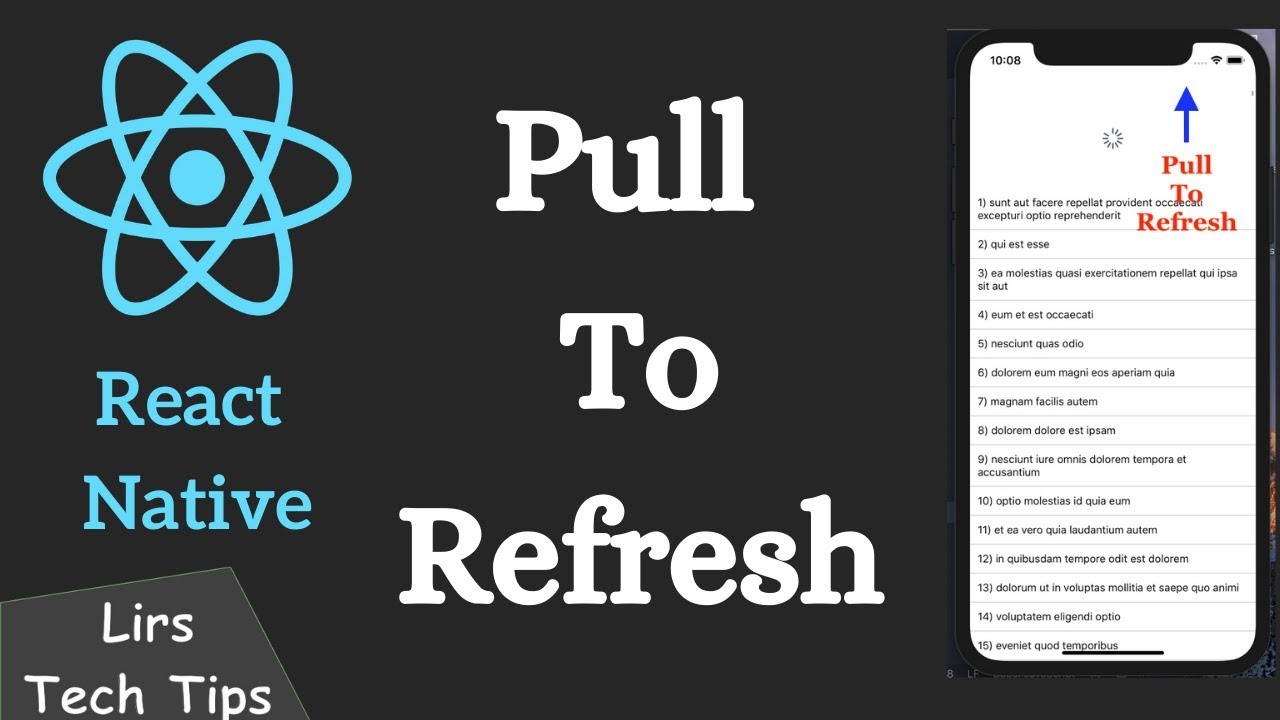 React Native #10: Pull To Refresh