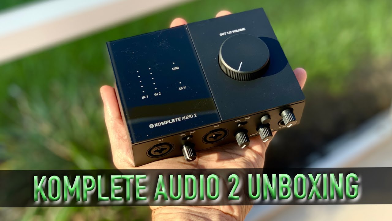 Native Instruments Komplete Audio 2 Interface Unboxing - YouTube