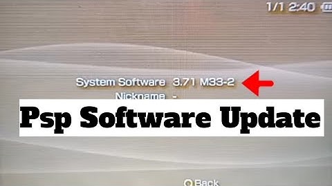Psp 3.71 M33-2 Update to 6.61 latest software
