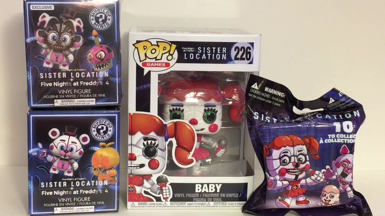 Pop! Five Nights at Freddy's Sister Location Set of 6 Figures Funko