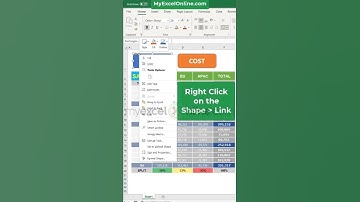 Create Hyperlinks in Excel 🤩 #shorts