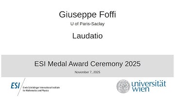 Giuseppe Foffi - Laudatio