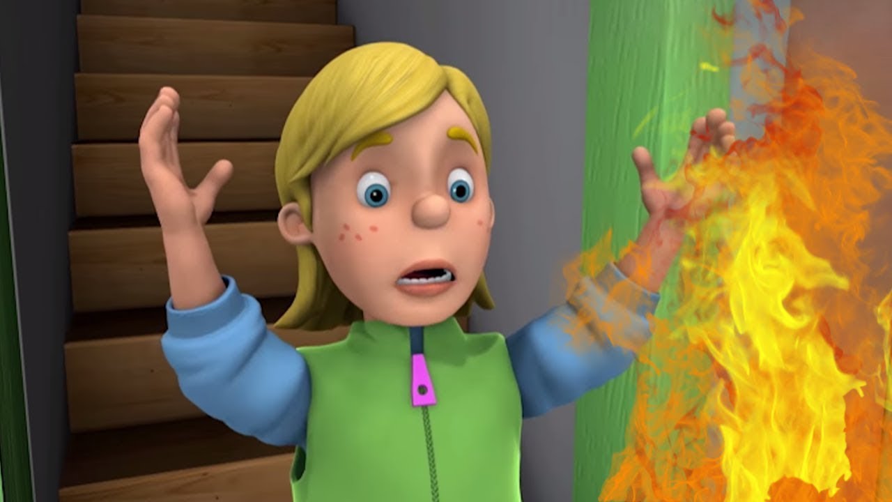 ⁣Fire in the Wholefish Cafe! 🔥Fireman Sam | Safe with Sam: Home | Safety Cartoons for Kids