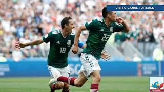 Hirving 'Chucky' Lozano hace vibrar el Estadio Luzhniki con el 1-0 de México ante Alemania Video