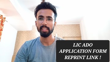LIC ADO 2023 Application Form Reprint Link Activated | LIC ADO Application Form |Maths By Maruti 2.0