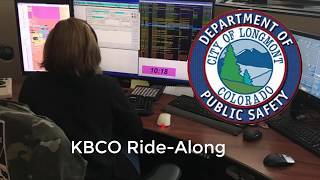Ginger from KBCO Rides along with Longmont 9-1-1 Dispatch