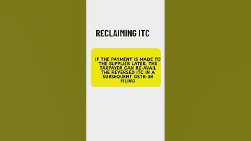 GST ITC Reverse Rule 37 with 2025 Updates Reversal of Input Tax Credit (ITC) after 180 days.#gst