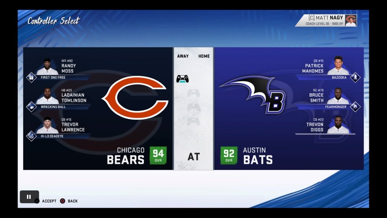 Madden 20 Chicago Bears Legends Fantasy Draft Ep 31!! 1st Time Facing