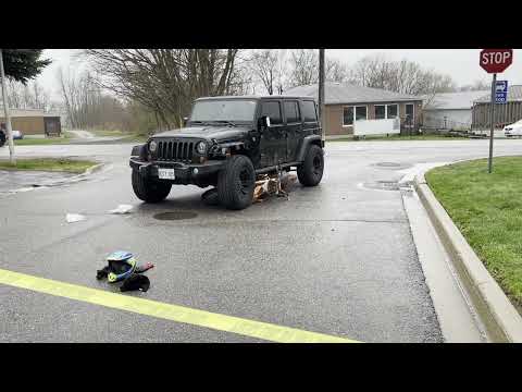 MVC Collision Dirt Bike Jeep Port Hope April 18, 2024