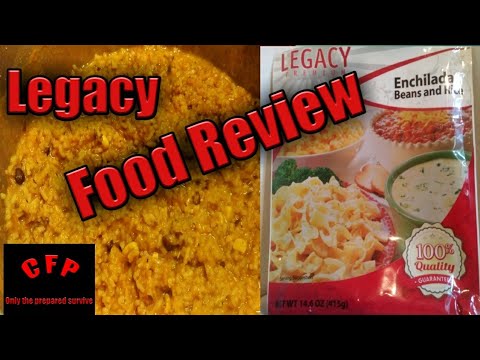prepping for beginners Legacy Food Review Enchilada Beans and Rice