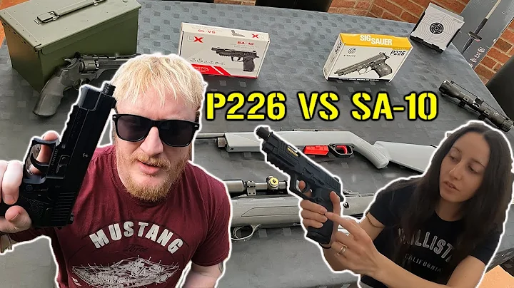 Sig Sauer P226 Vs Umarex SA-10 Air Pistols (Unboxing & Shooting)