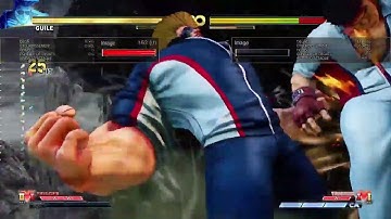 SFV 5.0 - Guile 1 Loop Combos - 571 Damage