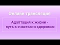 Адаптация к жизни - путь к счастью и здоровью