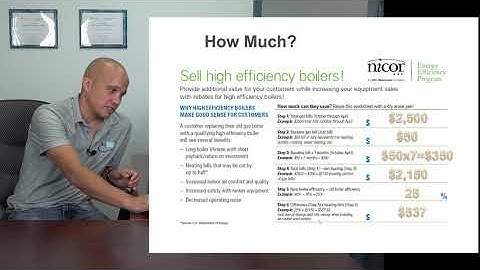 Energy Savings Calculations for Boiler Replacement