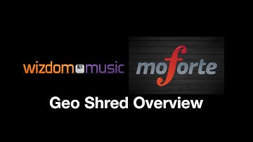 GeoShred Tutorial (Beta)