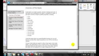AutoCAD II 28-20 Plot Styles