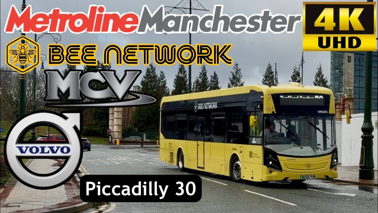 [Metroline Manchester Bus: 30 Trafford Centre to Piccadilly via Salford, MediaCity UK] MCV Volvo BZL