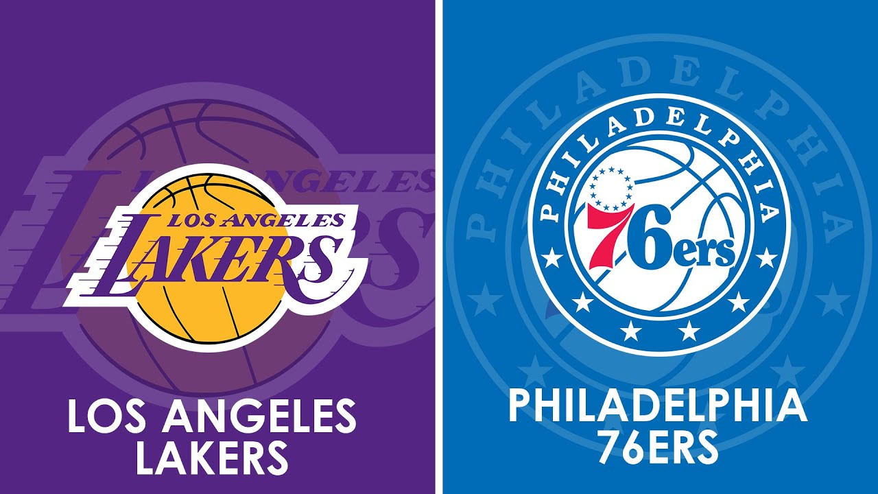Los Angeles Lakers vs Philadelphia 76ers NBA Live Scoreboard