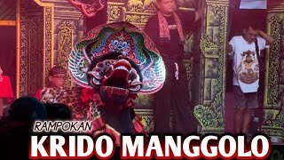 Rampokan Jaranan KRIDO MANGGOLO Kenayan Tulungagung - SGJ Audio