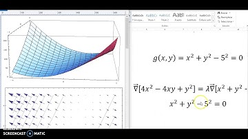 Multiplicadores de Lagrange II