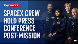 SpaceX Crew Press Conference