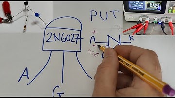 Testing PUT Programmable Unijunction Transistor 2N6027 how they work