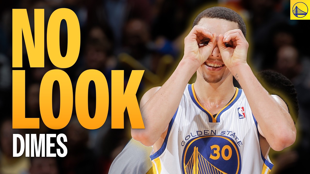 Stephen Curry's CRAZIEST No-Look Assists 👀
