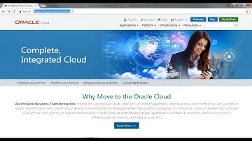 How to sign up for Oracle Cloud trial account