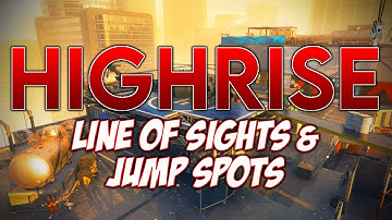 Ultimate HIGHRISE MAP GUIDE - Secret Jump Spots & Pro Lines of Sight! (MW3 Ranked Play)