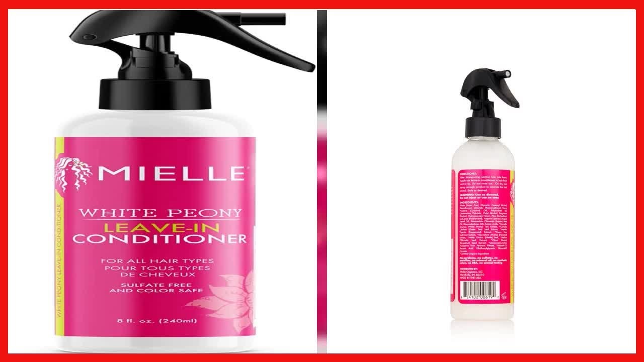 Great product Mielle Organics White Peony SulfateFree LeaveIn Conditioner, Color Safe, 8 Great product Mielle Organics White Peony SulfateFree LeaveIn Conditioner, Color Safe, 8