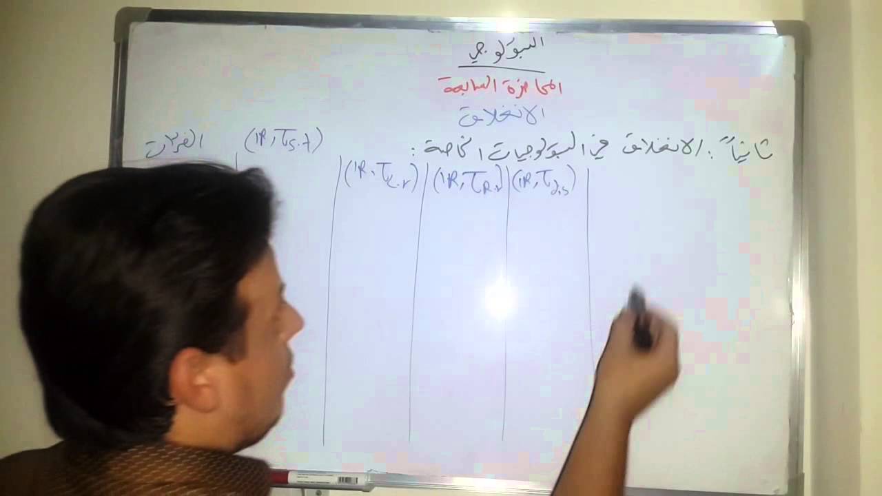 محاضرات في مادة التبولوجي ( المحاضرة 7 ) 
