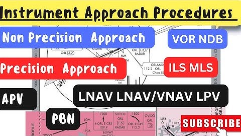INSTRUMENT APPROACH PROCEDURES